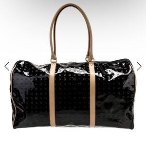 Arcadia Black and Tan Travel Bag